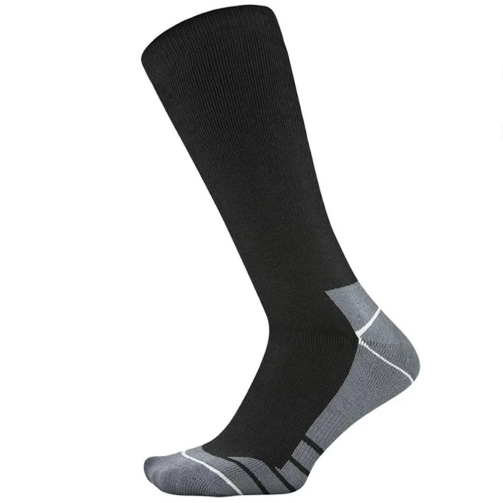UNDER ARMOUR UA Hitch Rugged Cushioned Boot Socks - BLACK
